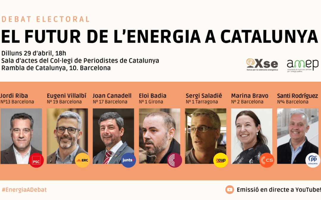 Siete candidatos a las elecciones de Cataluña participan en el debate electoral del Amep y la Xse