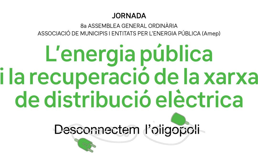 Obertes les inscripcions per participar en la Jornada “Desconnectem l’oligopoli: L’energia pública i la recuperació de la xarxa de distribució elèctrica”